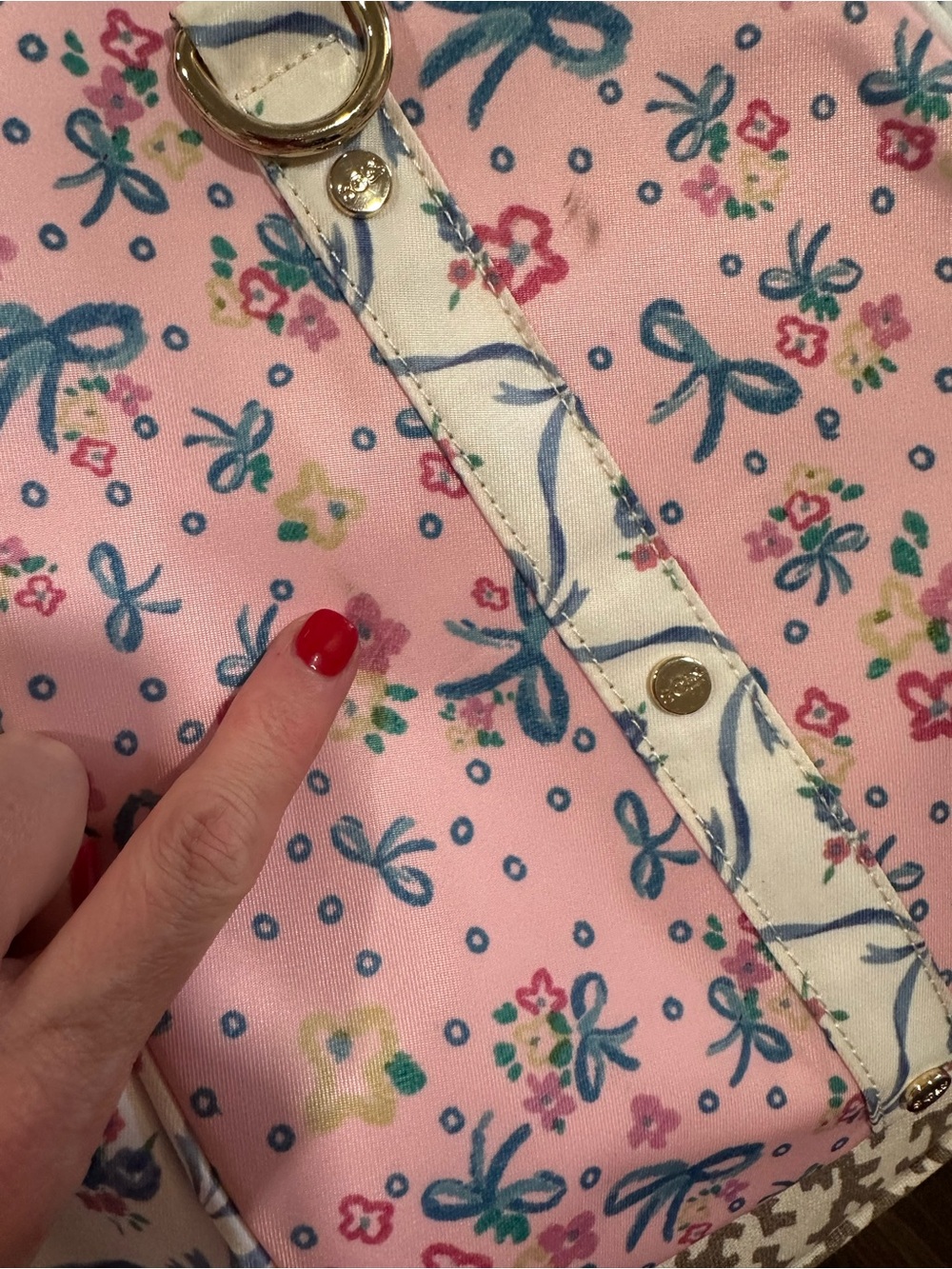 Love Shack Fancy x Stoney Clover Lane Floral Duffle - Picture 2 of 2